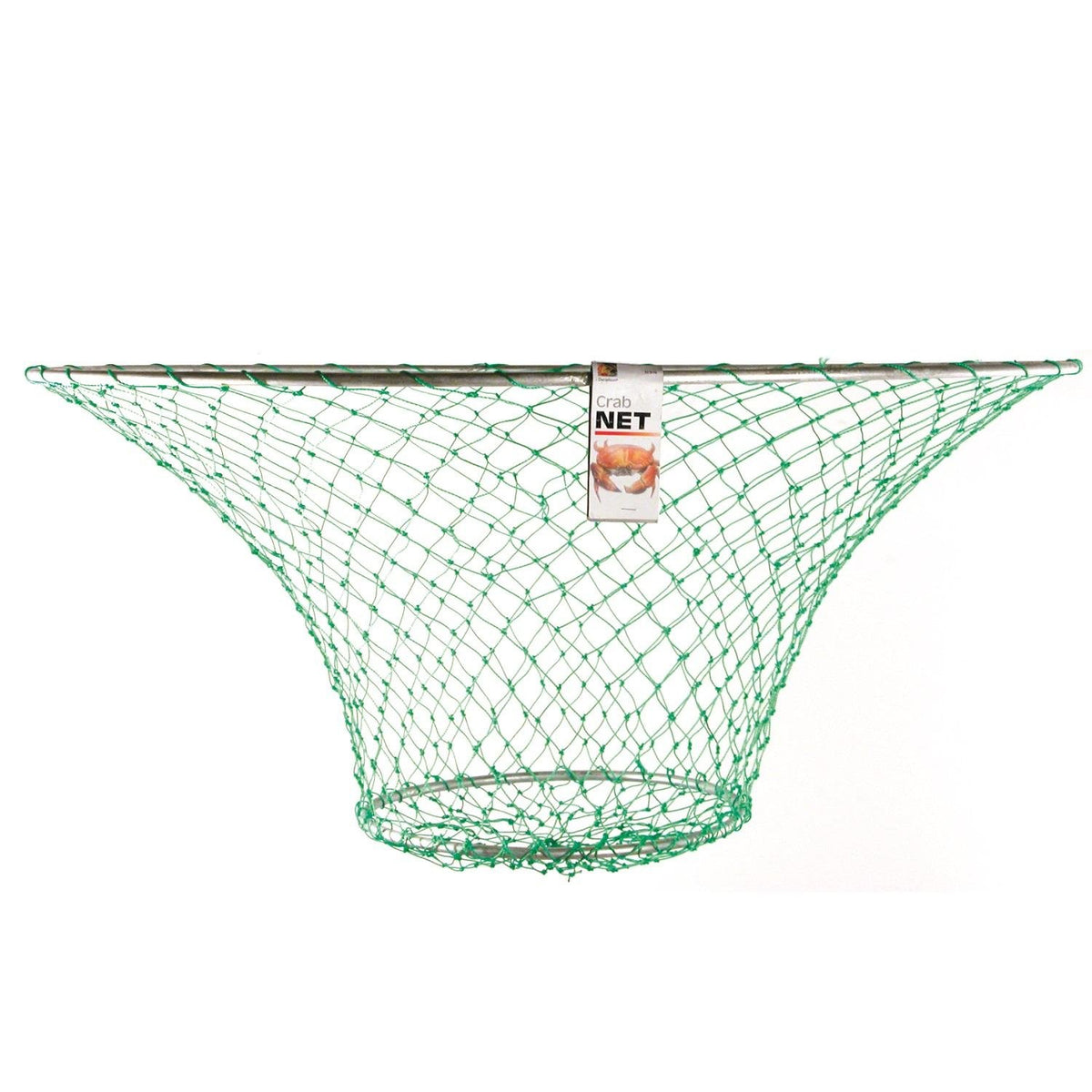 Danielson Crab Net Deluxe 2 Ring for larger West Coast crabs; durable polypropylene mesh