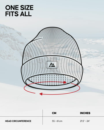 DANISH ENDURANCE Fisherman Beanie designed in Denmark for everyday comfort.
