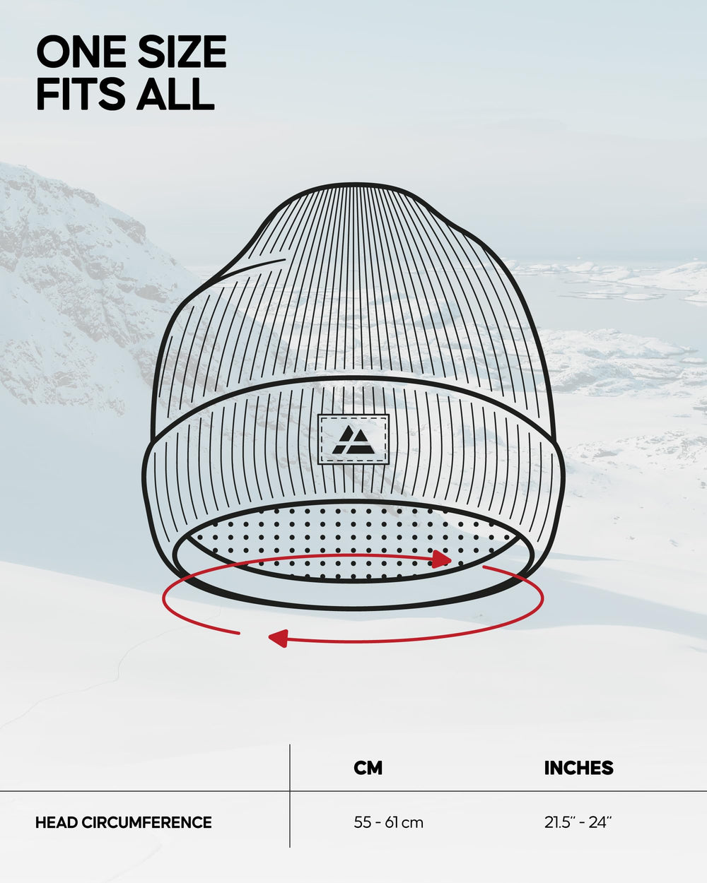 DANISH ENDURANCE Fisherman Beanie designed in Denmark for everyday comfort.