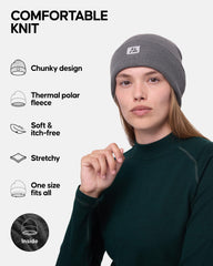 DANISH ENDURANCE Fisherman Beanie polar fleece lining provides comfortable warmth for chilly mornings.