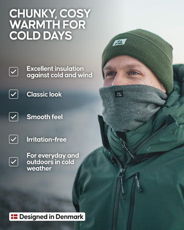 DANISH ENDURANCE Fisherman Beanie recycled polyester fabric highlights eco-friendly material.