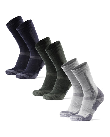 Danish Endurance Merino hiking socks green pack close-up cushioning for comfort
