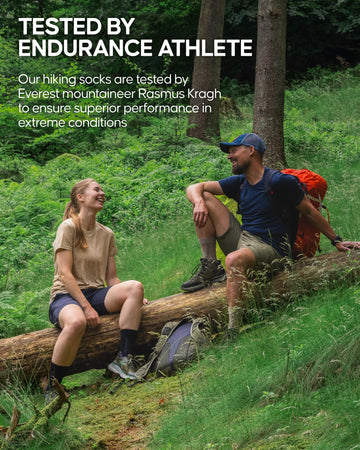 Danish Endurance Merino hiking socks fiber-closeup moisture-wicking yarn