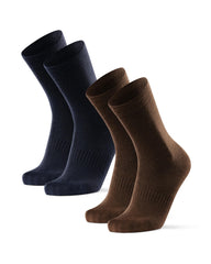 DANISH ENDURANCE merino liner blue on foot delivers moisture-wicking comfort