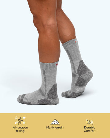 DANISH ENDURANCE merino-wool blend texture closeup highlighting durable warmth and moisture management