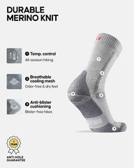 DANISH ENDURANCE merino-wool-thermal-socks thick insulation for chilly days outdoors.