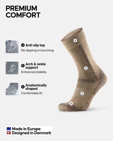DANISH ENDURANCE winter-hiking-socks keep feet warm during chilly expeditions