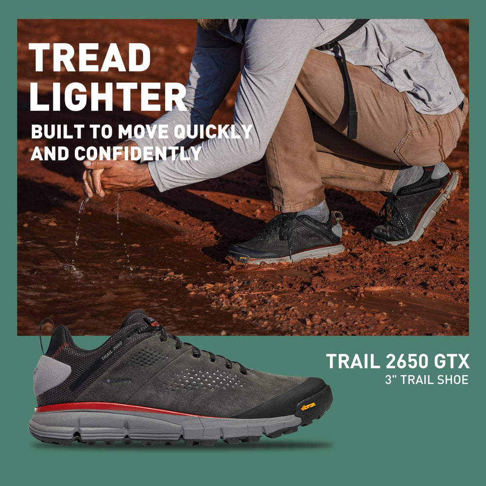 Danner Trail 2650 Gore-Tex liner enables breathable waterproof protection on trails