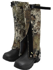 Dan's Hunting Gear gaiters reinforced Velcro and buckles ensure a secure, slip-free fit.