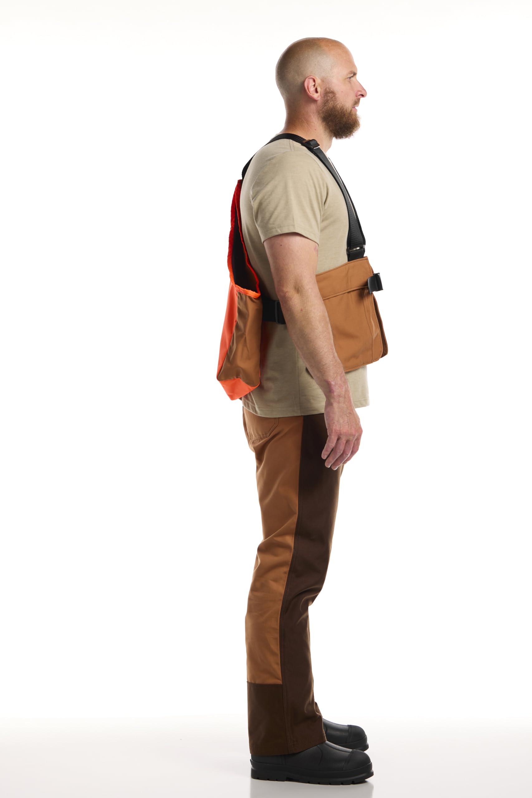 DAN'S Hunting Gear Upland Strap Vest adjustable straps for a custom, comfortable fit.
