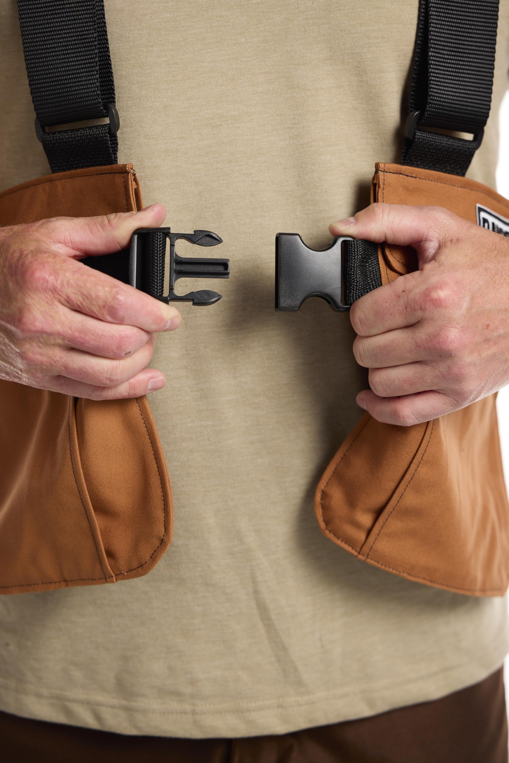DAN'S Hunting Gear Upland Strap Vest durable canvas and nylon for rugged terrain.