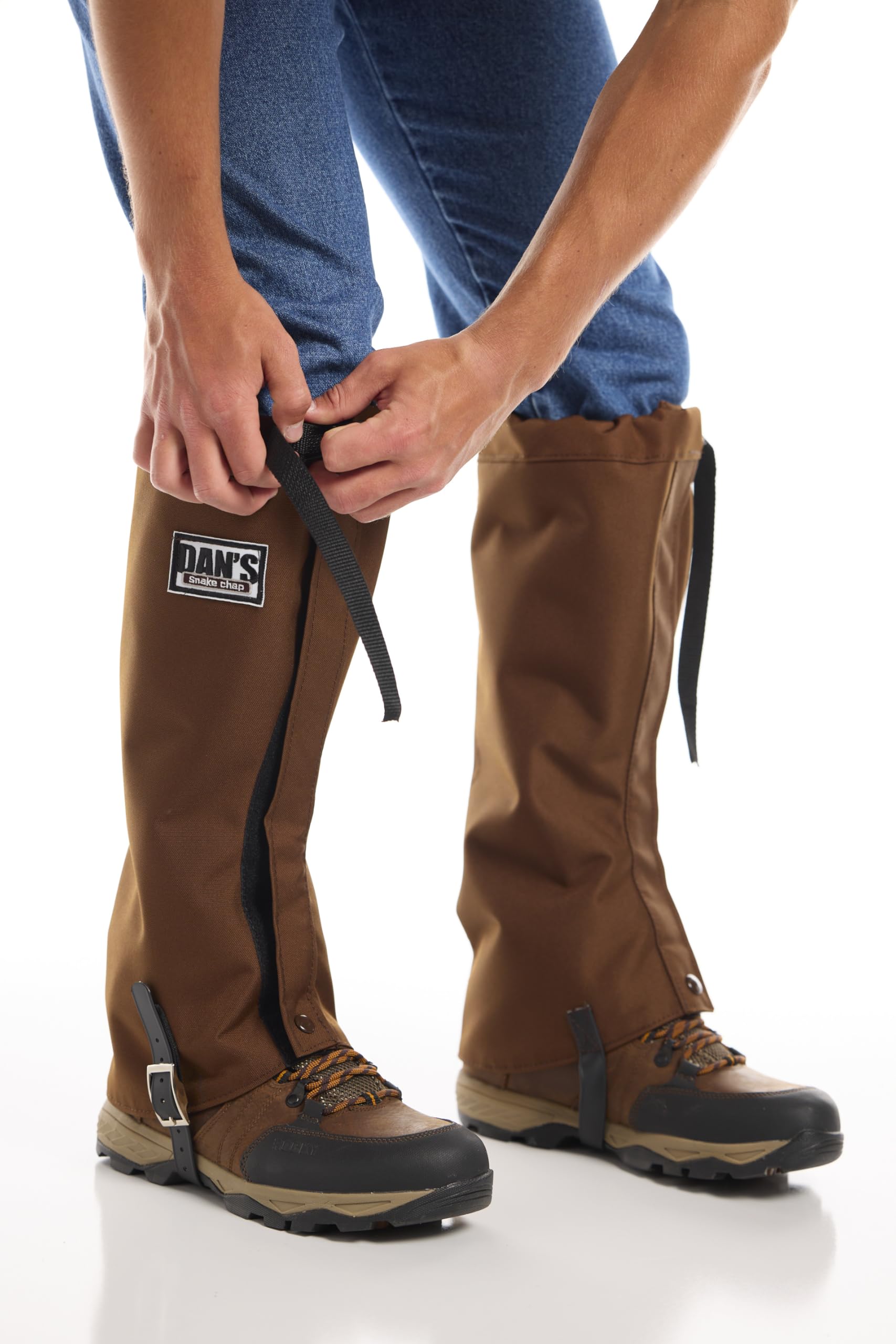 Dan's Hunting Gear velcro closure gaiter allows quick and easy adjustments.