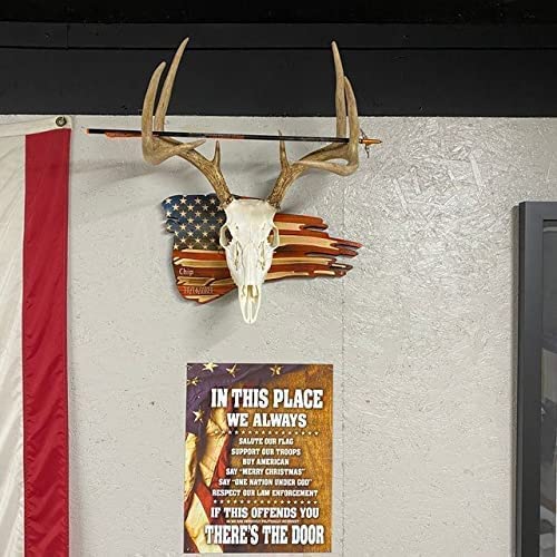 DAOIDE wooden antler mounting kit with quality craftsmanship