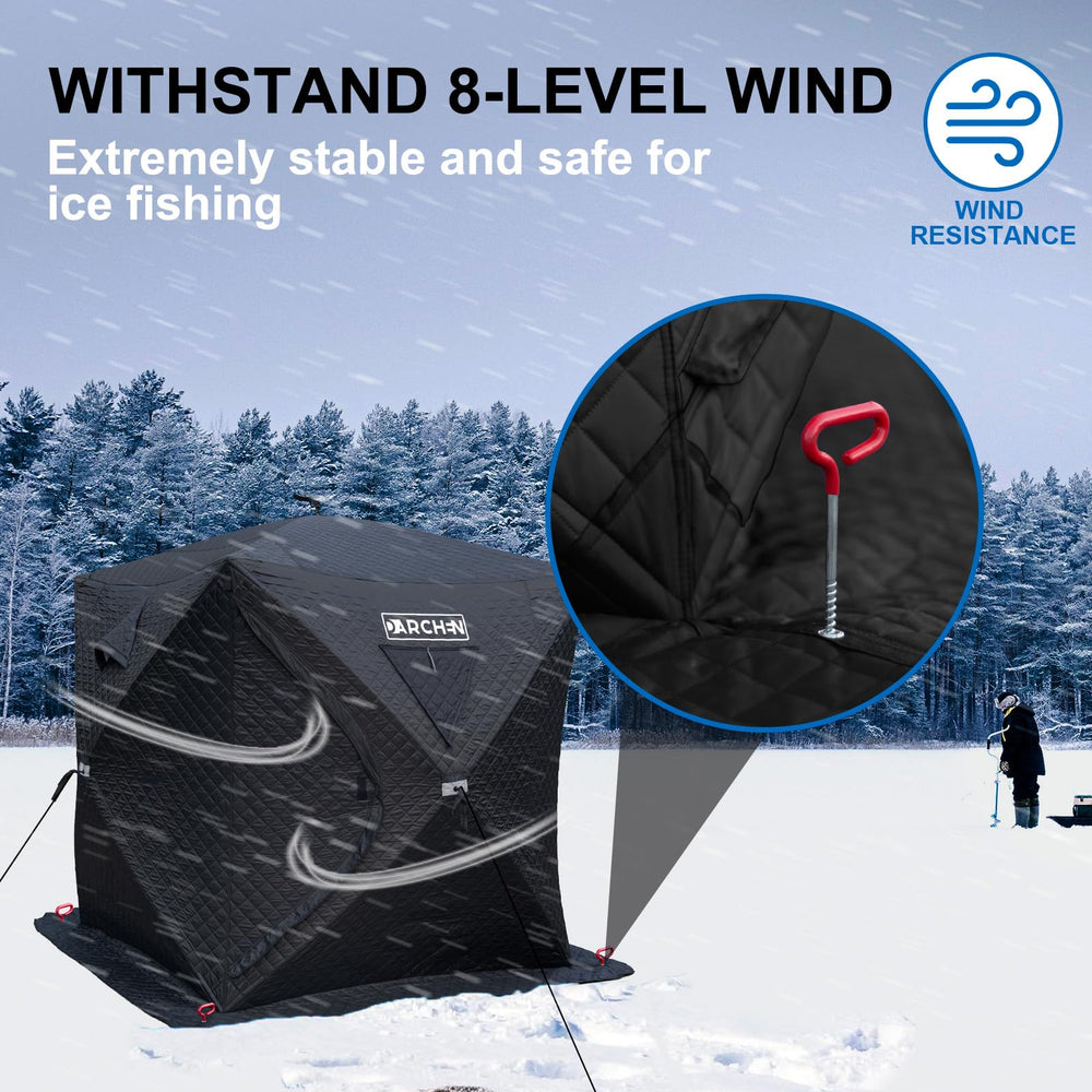 DARCHEN Ice Fishing Tent – fiberglass frame