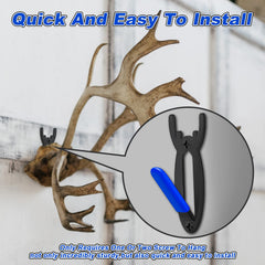 DARCKLE antler-design wall bracket adds rustic decor and hanging utility