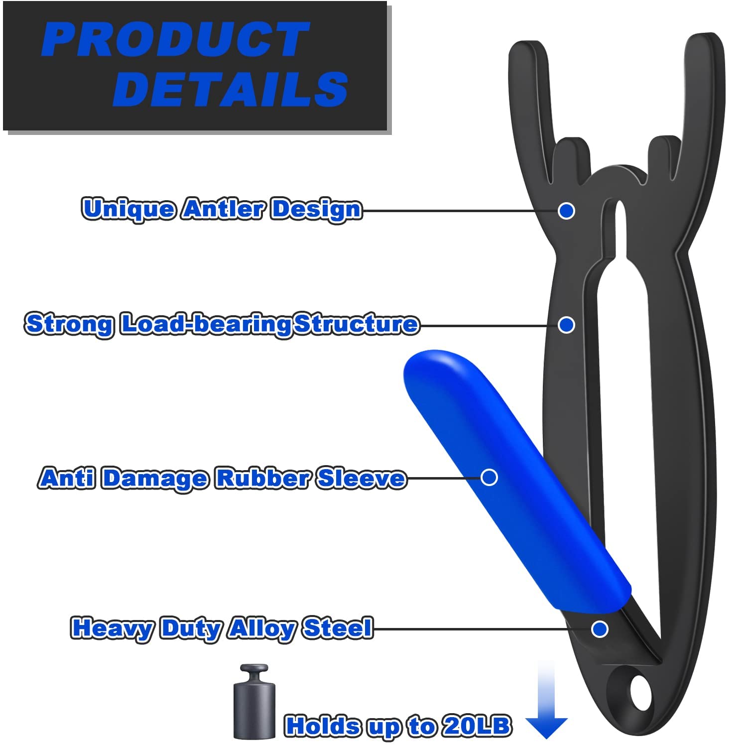 DARCKLE easy-install skull hanger hardware enabling quick setup