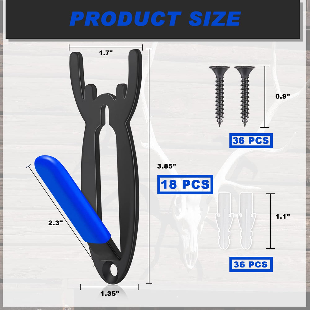 DARCKLE heavy-duty skull hanger in stainless steel for secure mounting