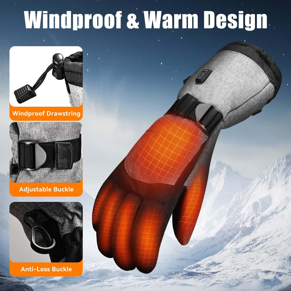 Darivefish heated gloves battery compartment reveals compact power for longer wear