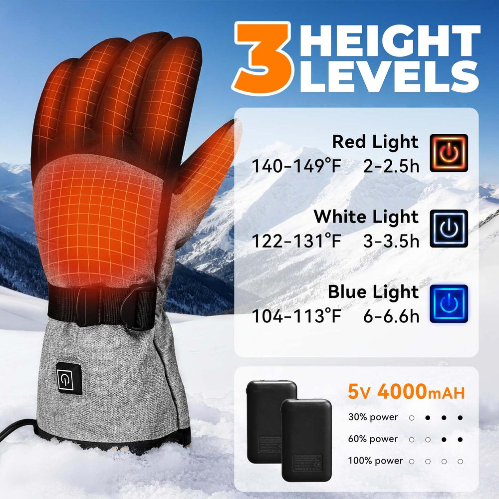 Darivefish heated gloves palm grip highlights non-slip grip for secure tool handling