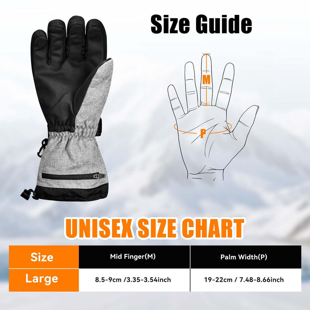 Darivefish heated gloves side cuff features windproof design for exposed outdoor tasks