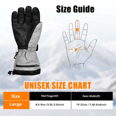 Darivefish heated gloves side cuff features windproof design for exposed outdoor tasks