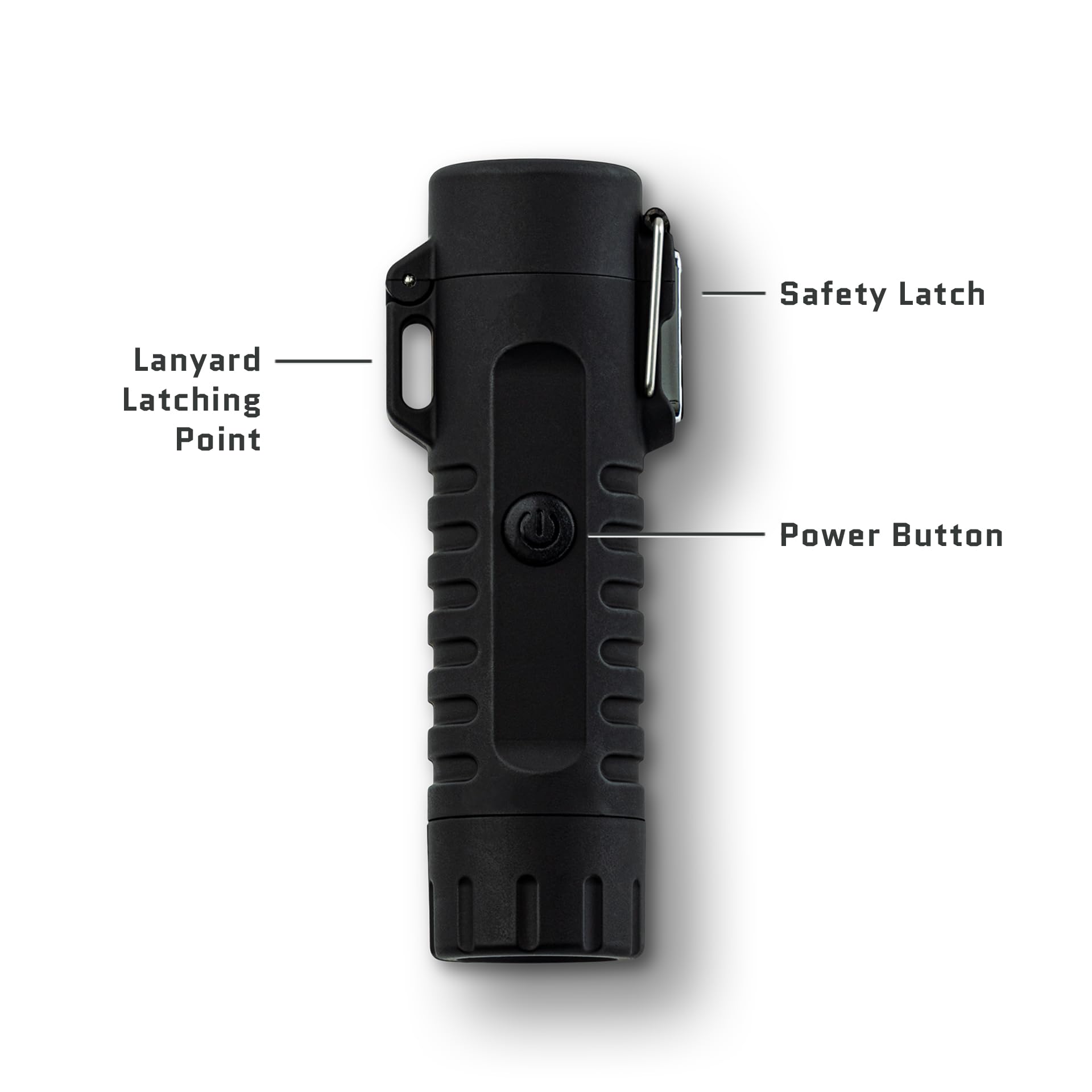 Dark Energy Plasma Lighter features a water-tight cap to protect ignition.