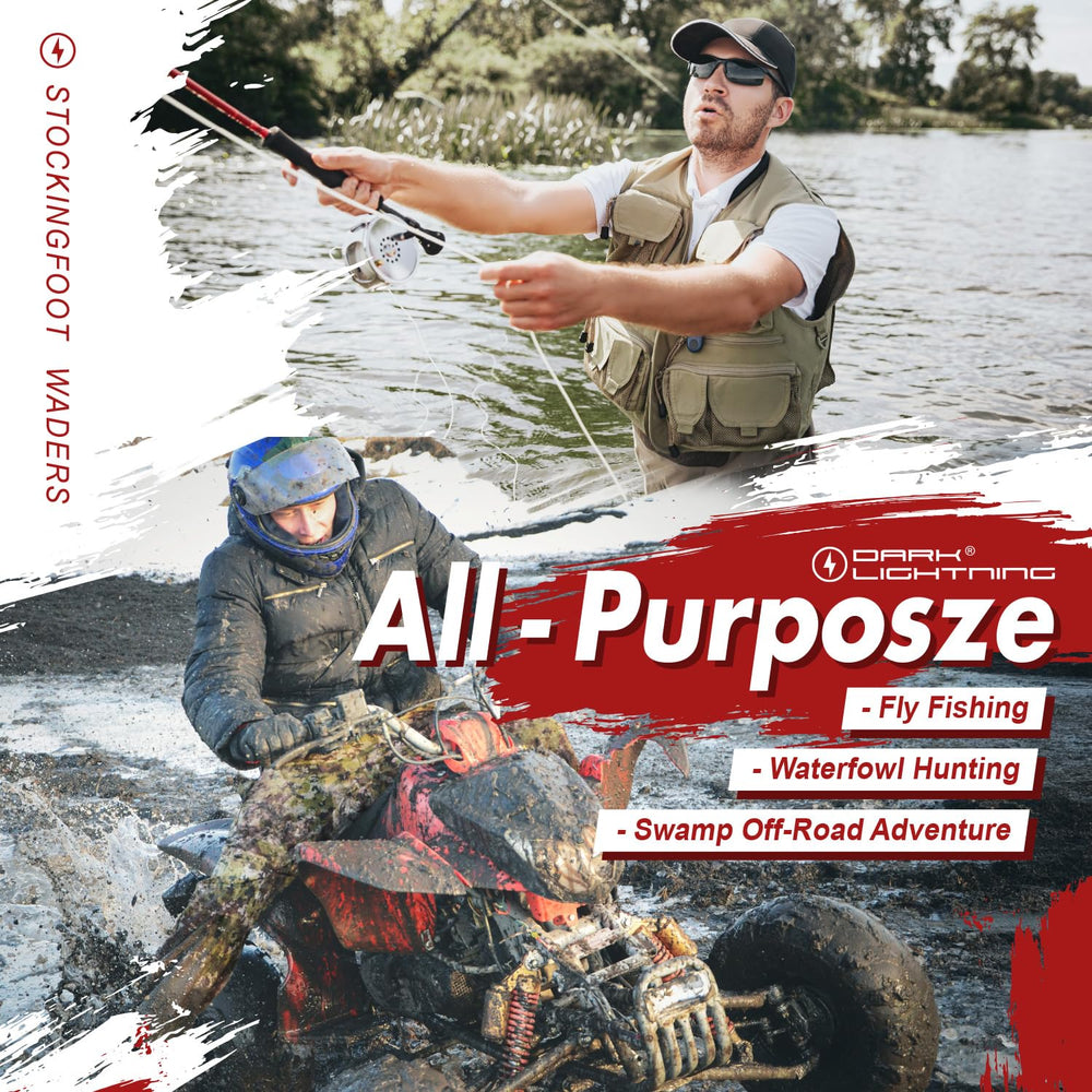 Dark Lightning heavy-duty construction highlights durable seams for tough river conditions.
