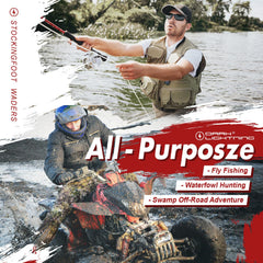 Dark Lightning heavy-duty construction highlights durable seams for tough river conditions.