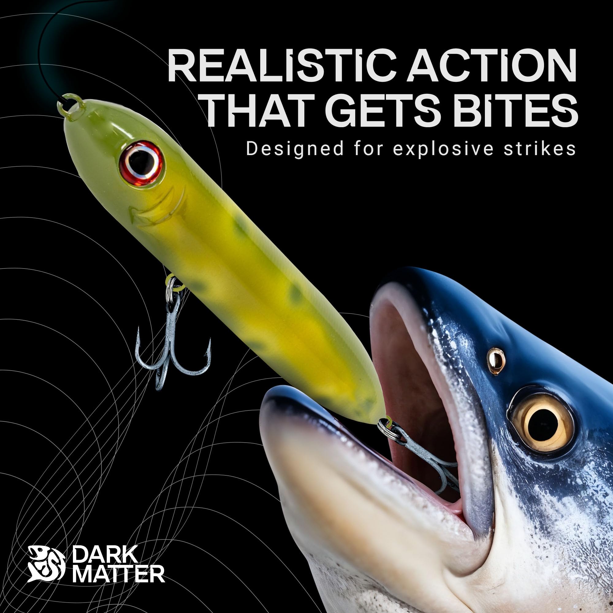 Internal rattles enhancing sound to attract distant fish