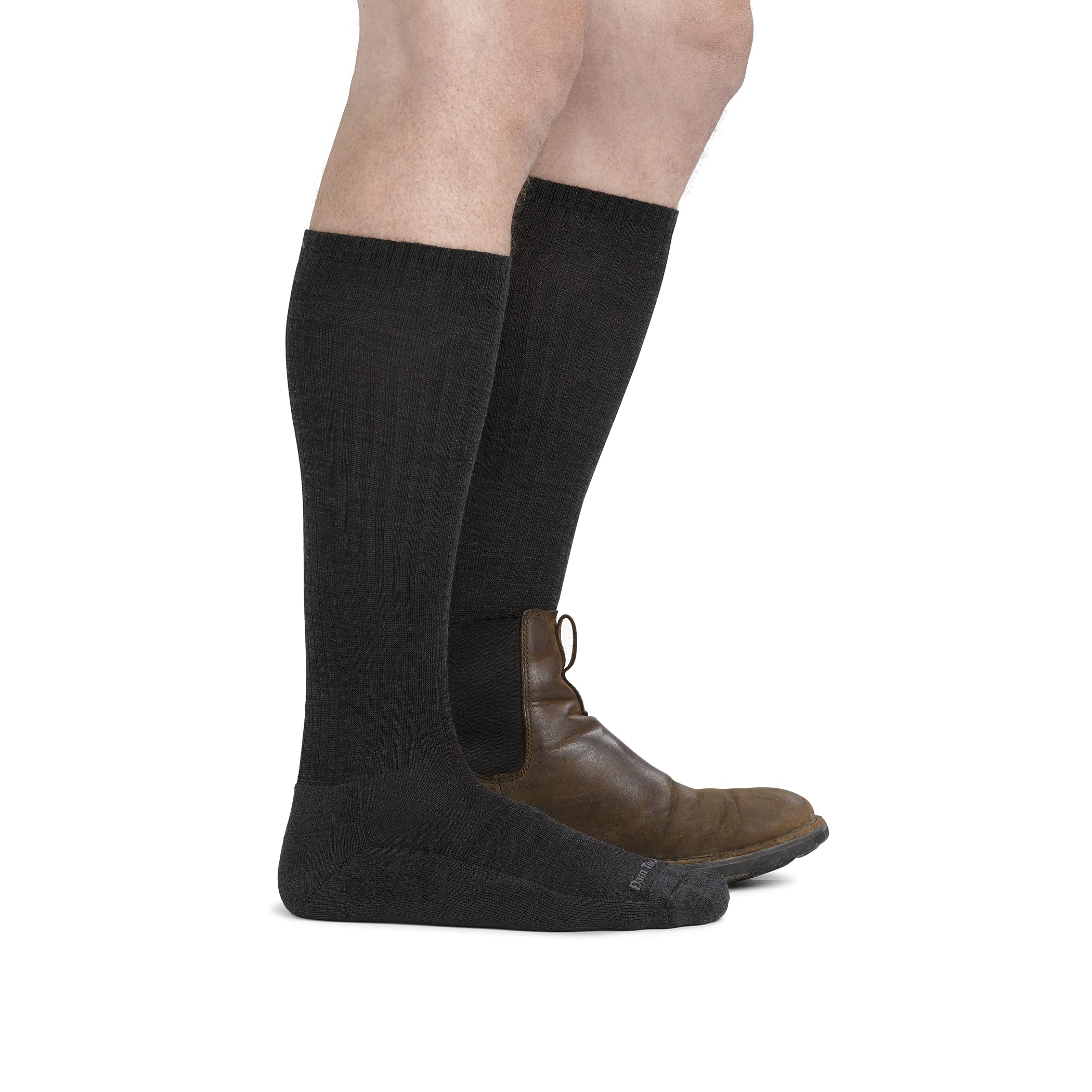 Darn Tough Standard Issue side profile highlights mid-calf fit for daily wear
