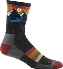 Darn Tough Sunset Ridge micro crew sock offers lightweight cushioning for all-day comfort.