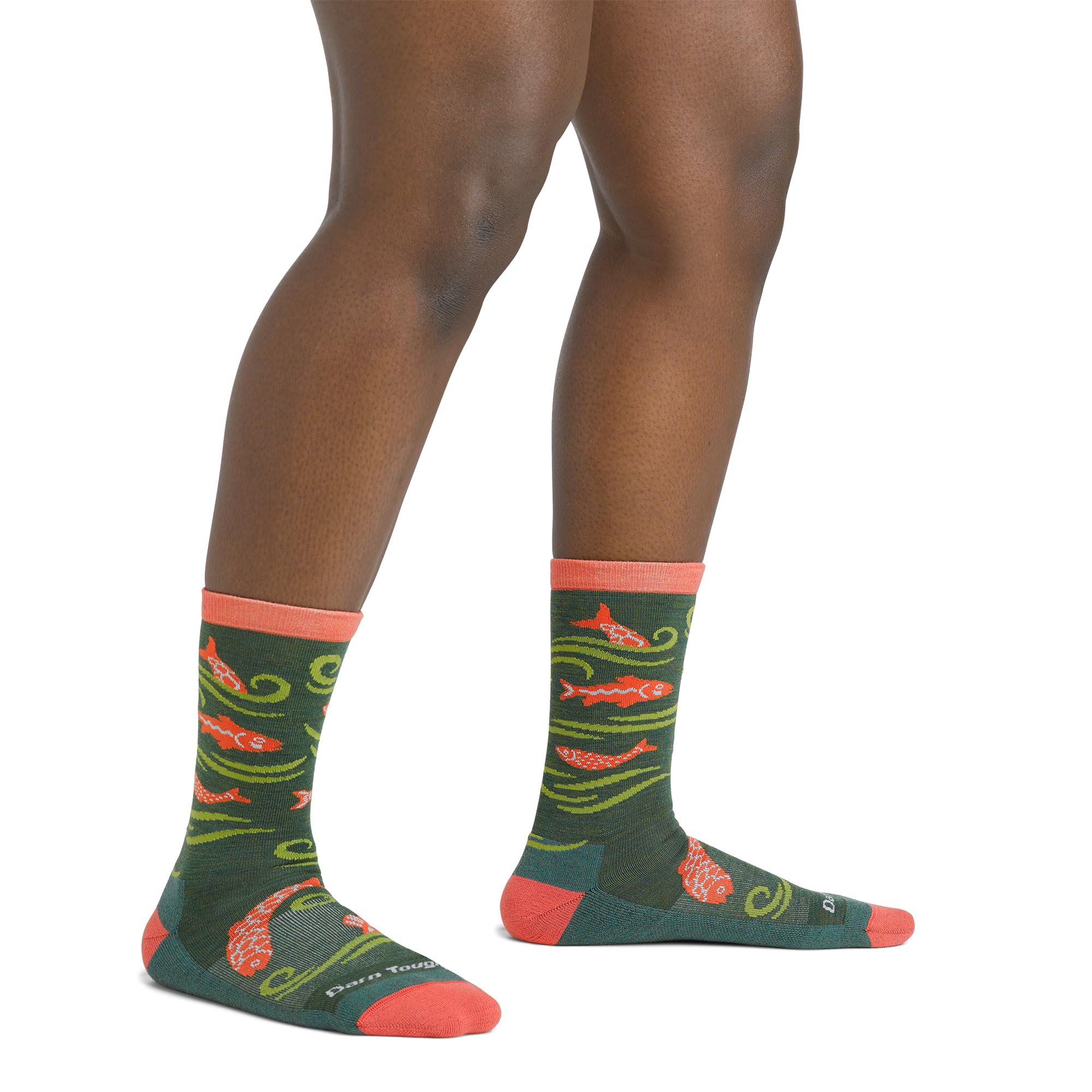 Darn Tough Vermont Homer Crew Lightweight 6-inch shaft image demonstrates versatile height for boots.