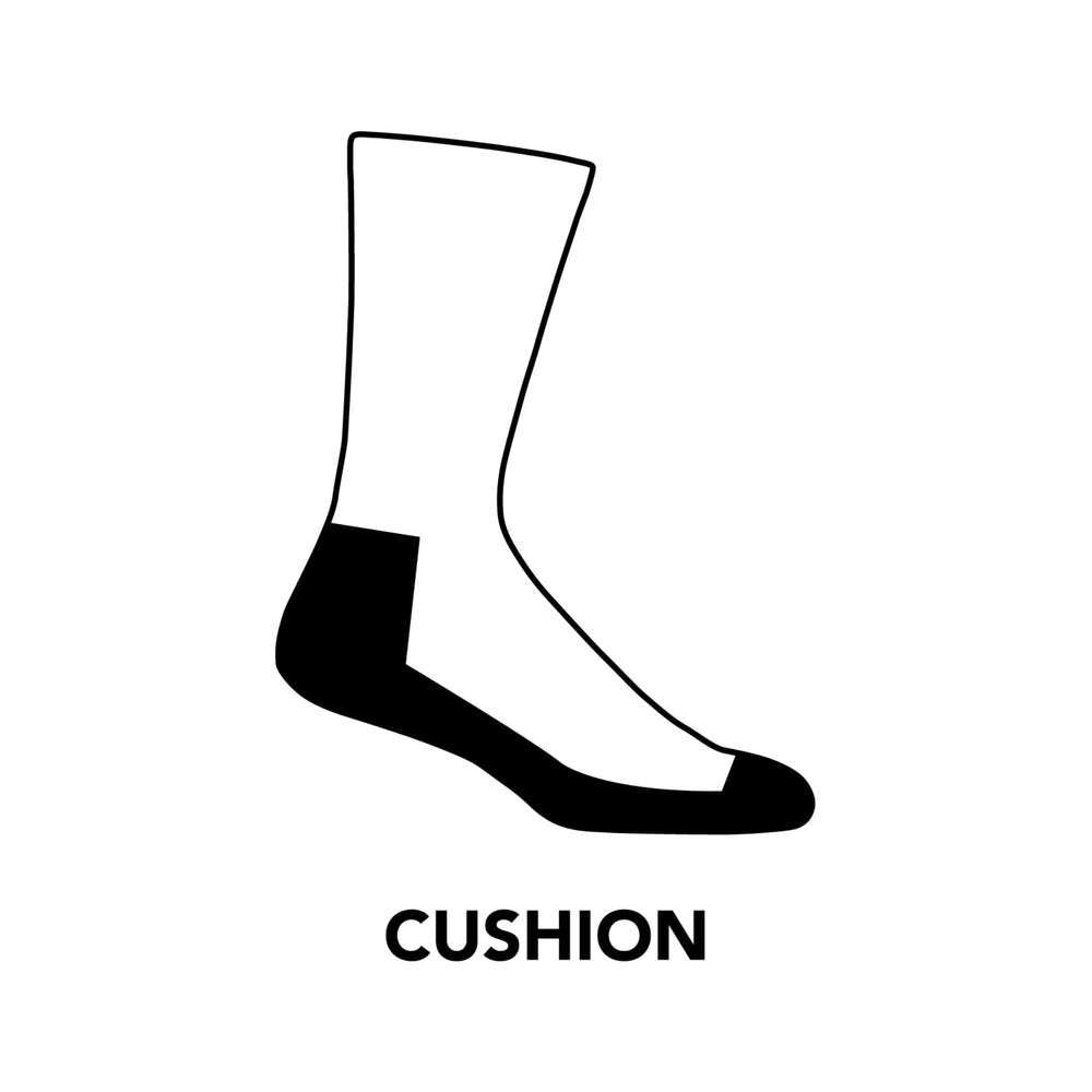 Wearing Darn Tough Homer Crew socks with boots for a secure, comfortable fit