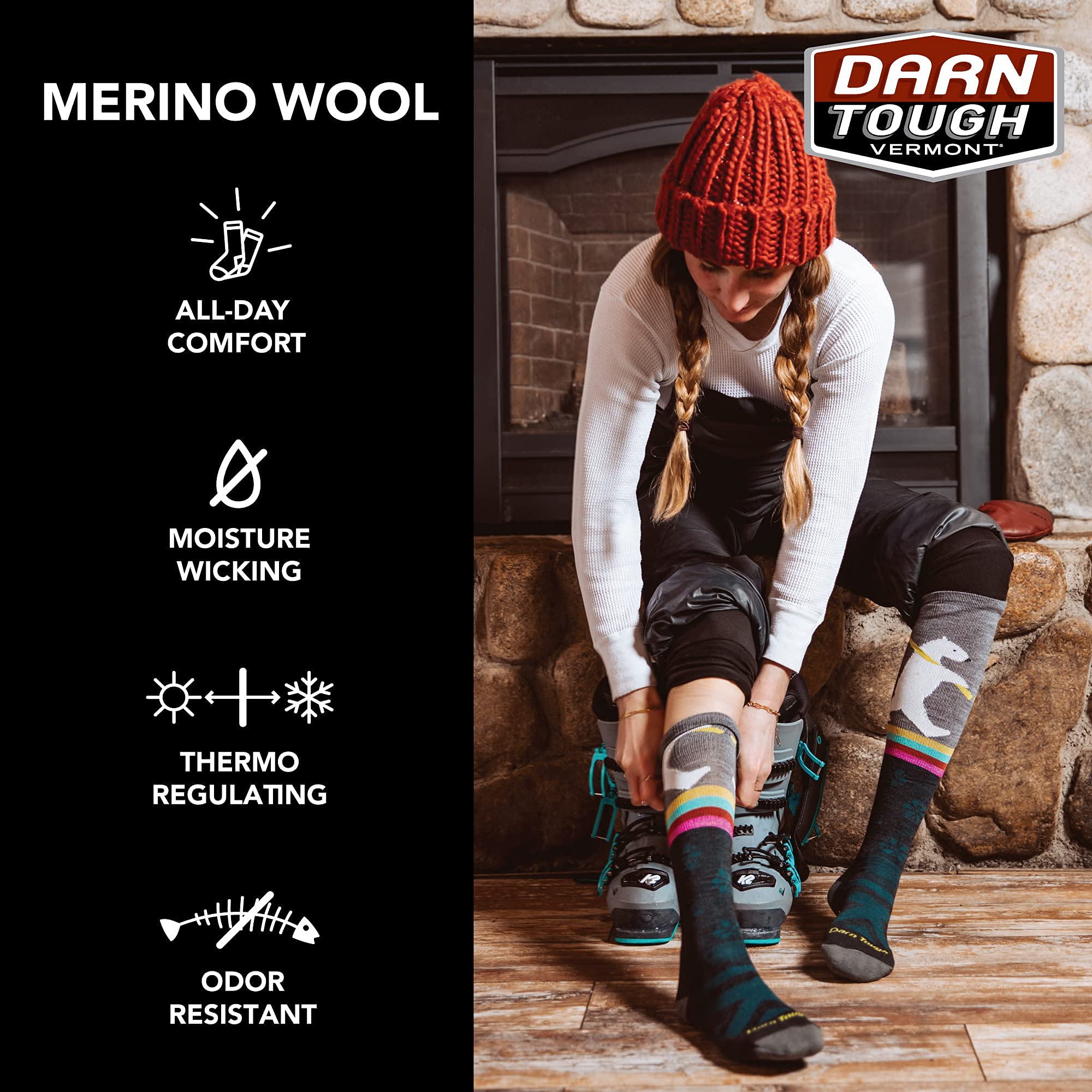 USA-made fibers detail underlines craftsmanship and premium materials