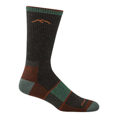 Darn Tough Vermont men's hiker boot sock in walnut with full cushioning for all-day comfort.