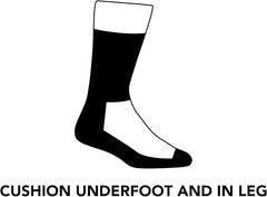 Darn Tough Vermont boot socks featuring seamless design for smooth long hikes.
