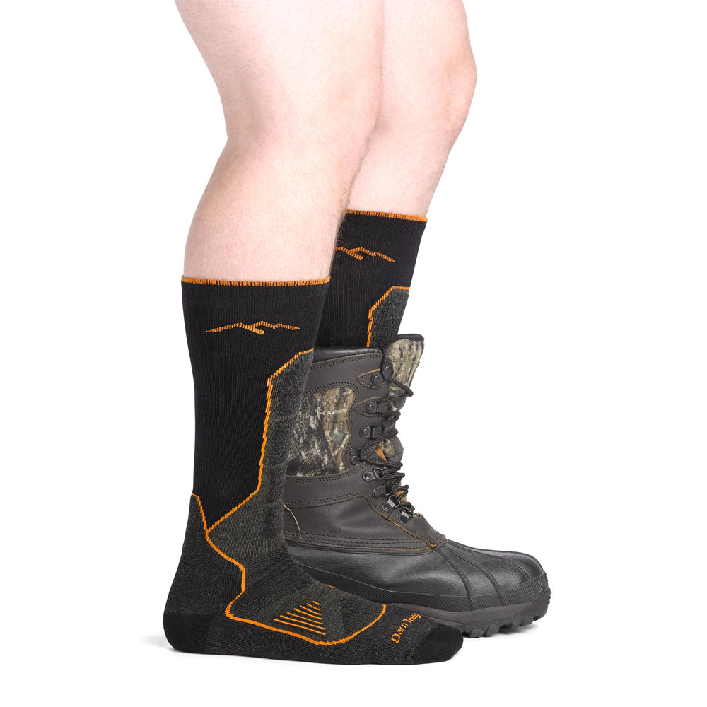 Darn Tough Vermont mens hunting sock over-the-calf length offering insulation and leg coverage.