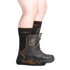 Darn Tough Vermont mens hunting sock over-the-calf length offering insulation and leg coverage.