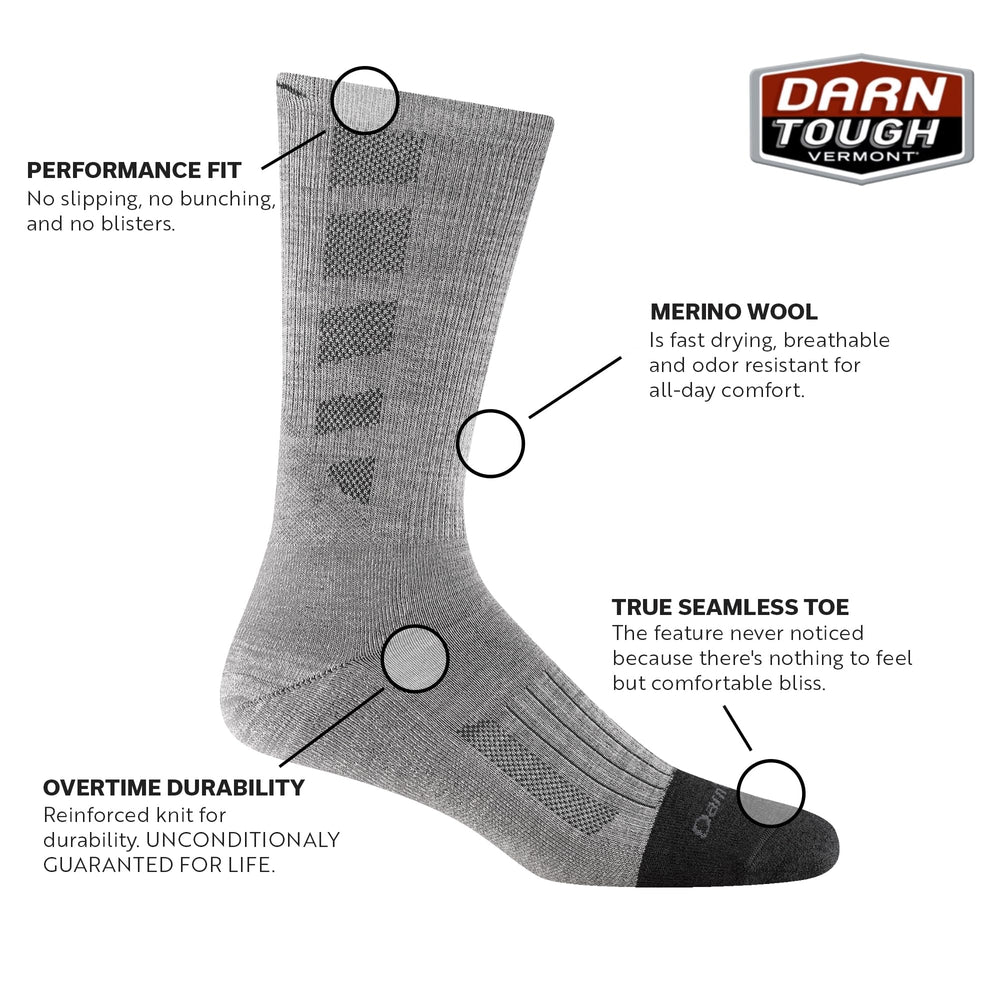 Darn Tough Vermont merino-wool fabric closeup highlights moisture-wicking and temperature regulation for all-weather wear.
