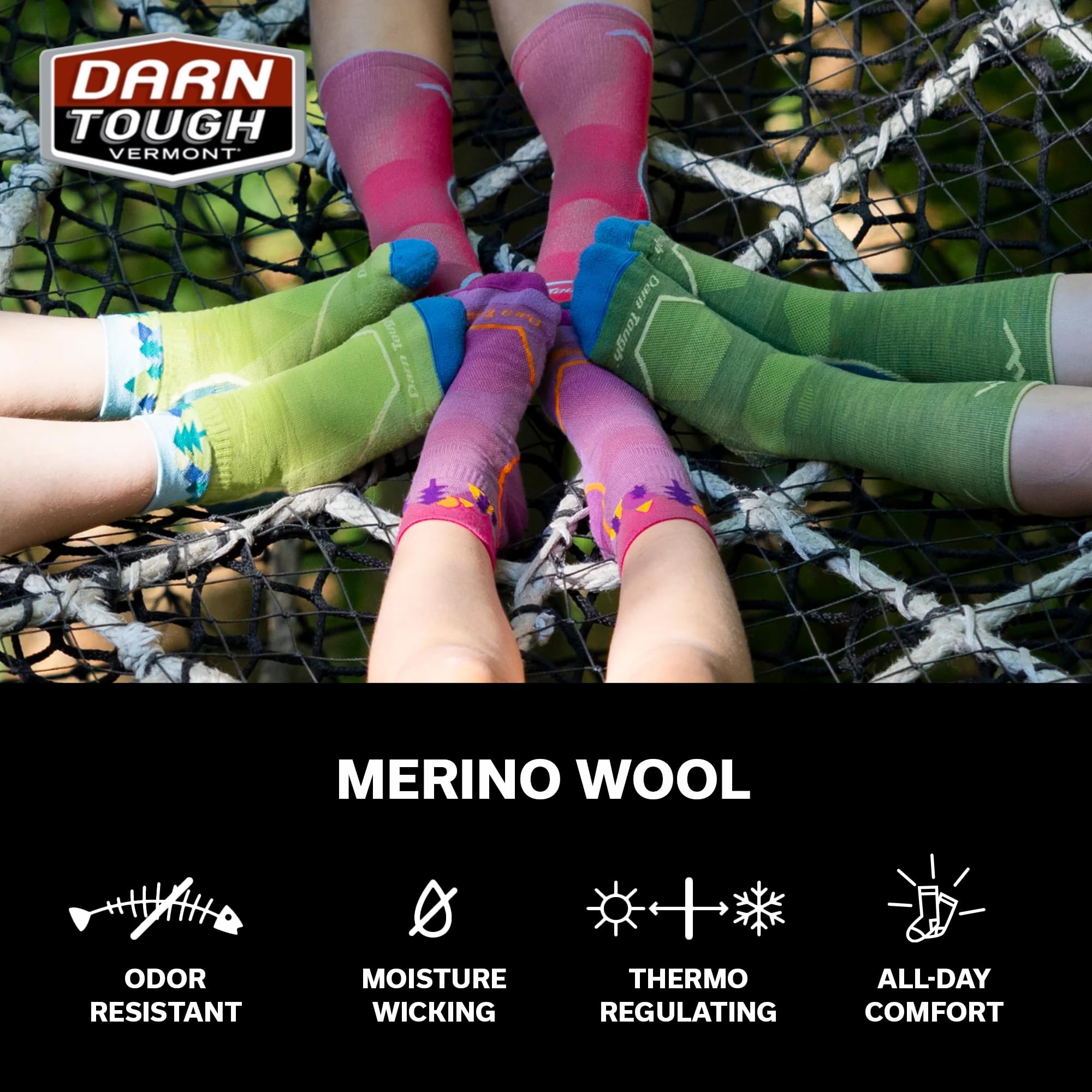 Darn Tough Vermont no show socks, elastic band close-up, secure fit