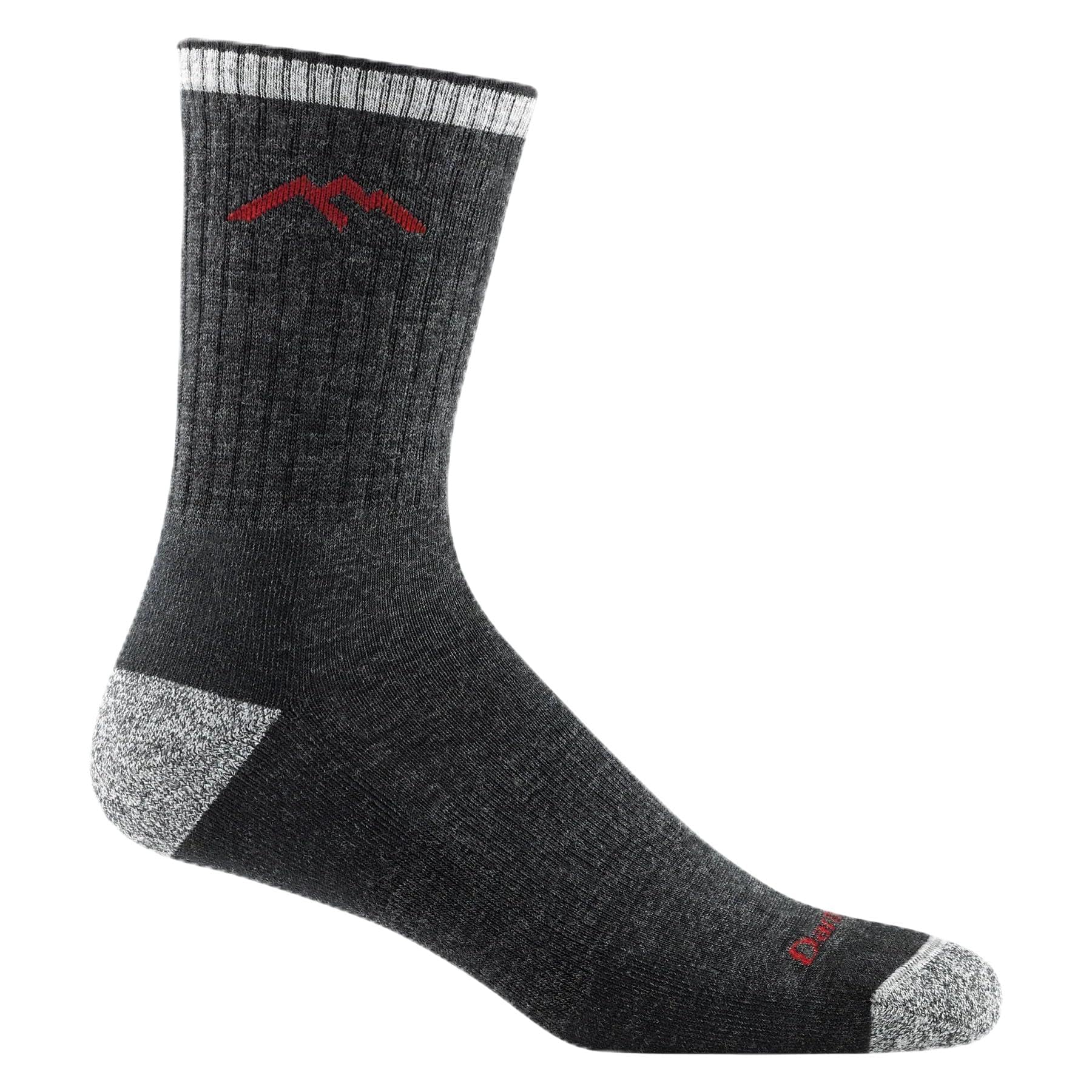 Darn Tough Vermont Style 1466 men's hiker sock front view, durable hiking wear.