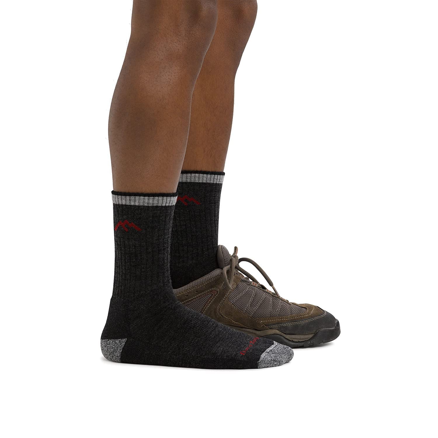 Darn Tough Vermont Style 1466 pack-shot of six socks in blue denim.