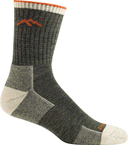 Darn Tough Vermont Style 1466 top view highlights mid-level cushion for comfort