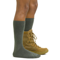 Darn Tough Vermont T4033 sock shows reinforced heel and toe for durability.