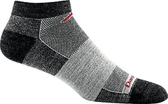 Darn Tough Vermont Ultra Light No Show sock side view showing seamless construction for smooth wear
