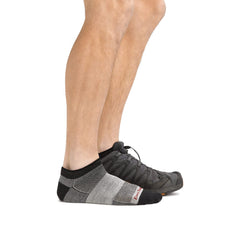 Darn Tough Vermont Ultra Light No Show sock seamless technology closeup for reduced friction