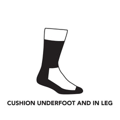 Darn Tough Vermont VanGrizzle sock seamless toe provides ultra-smooth feel in wear.