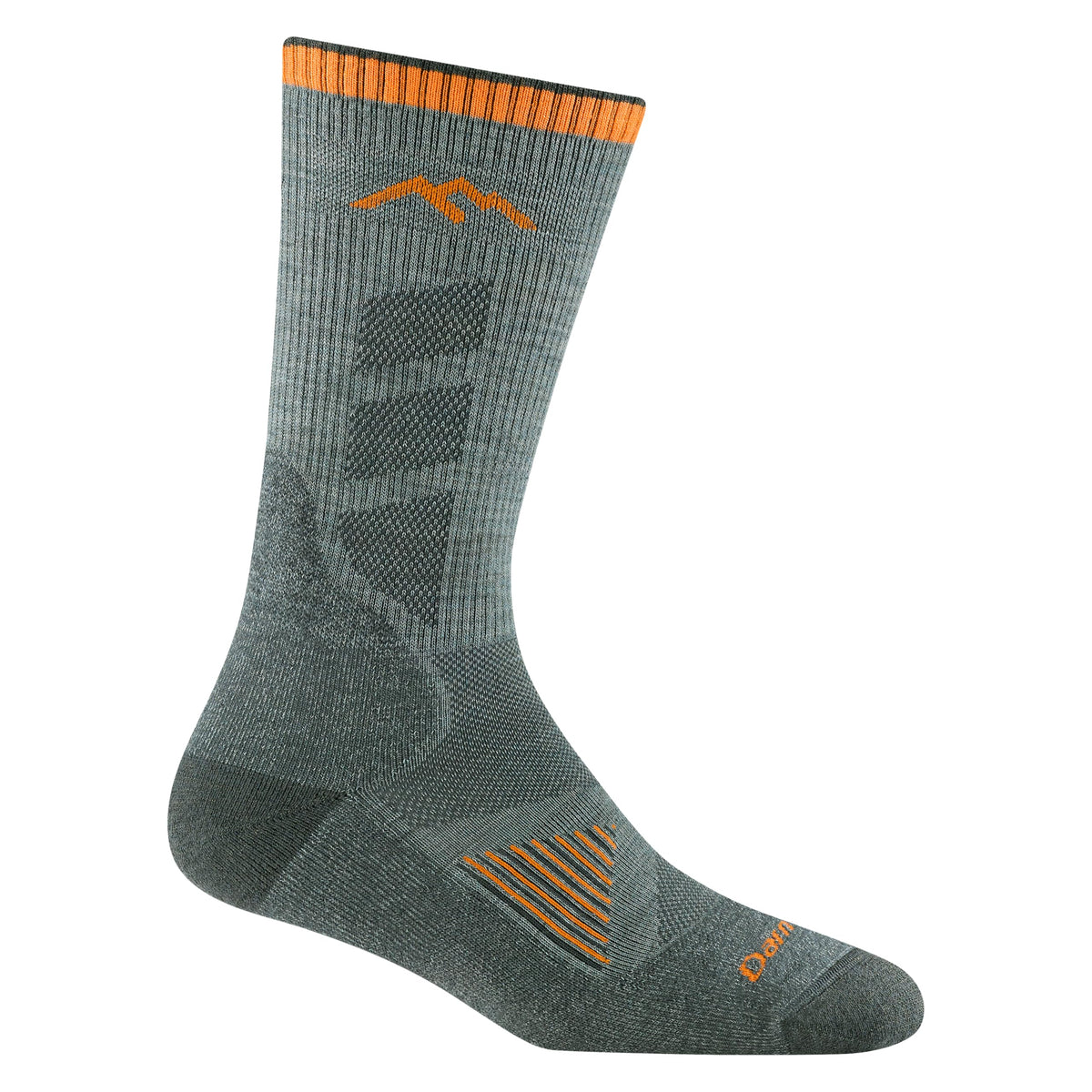 Darn Tough Vermont women's boot lightweight hunting sock in seafoam color for all-day comfort