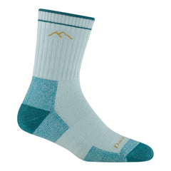 Darn Tough Vermont women's Coolmax micro crew cushion socks top view highlighting all-day comfort.