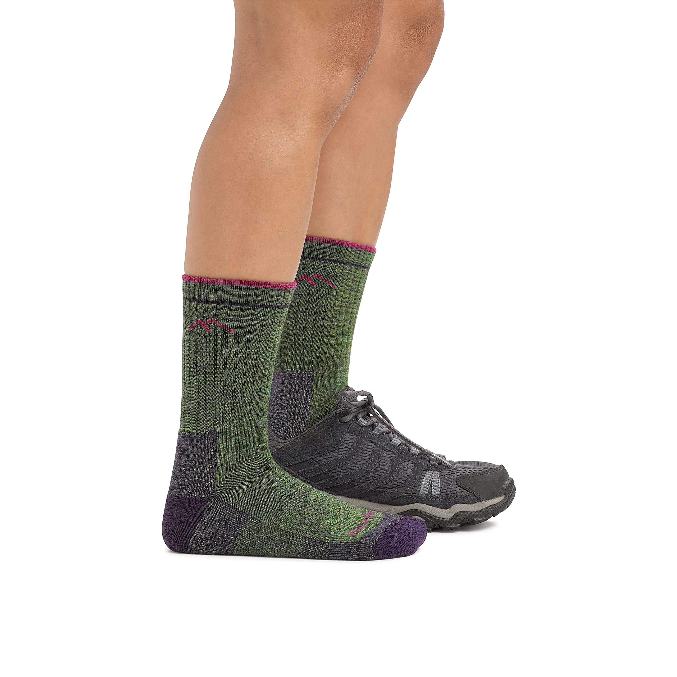 Darn Tough Vermont pattern closeup highlights breathable warmth and geometric design.